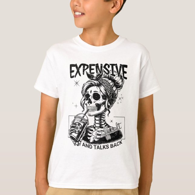 Difficult And Talks Back Mothers Day 2  T-Shirt (Front)