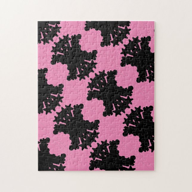 Difficult Black Spur Mirror Puzzle (Vertical)