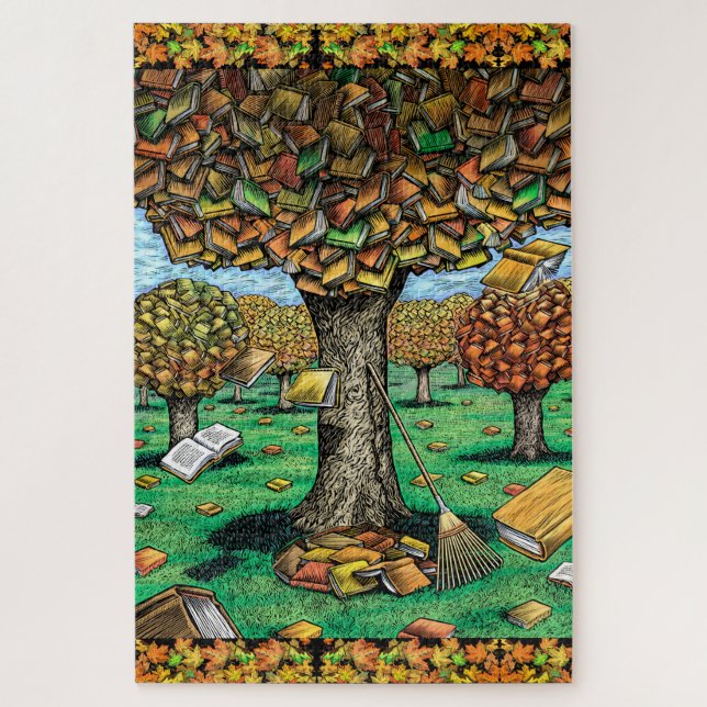 Difficult Book Tree Puzzle (Vertical)