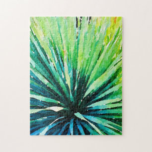 Difficult Desert Green and Blue Sotol Puzzle