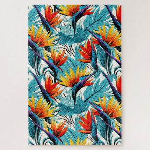 Difficult Pretty Bird of Paradise Jigsaw Puzzle