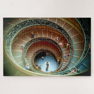 Difficult Vatican Spiral Stairs 3-D Artwork Puzzle
