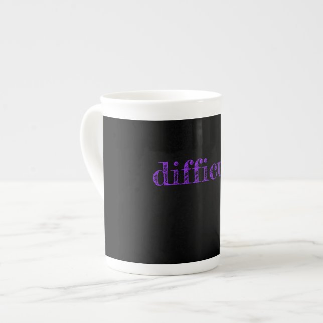 Difficult Woman Mug Blackboard (Front Left)