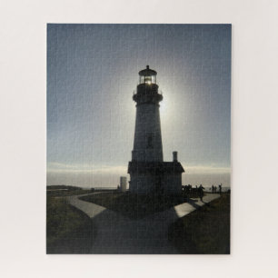 Difficult Yaquina Head Lighthouse Designer Jigsaw Puzzle