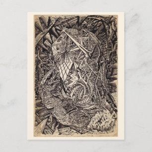 Diffracted (cavern dweller), by Brian Benson Postcard