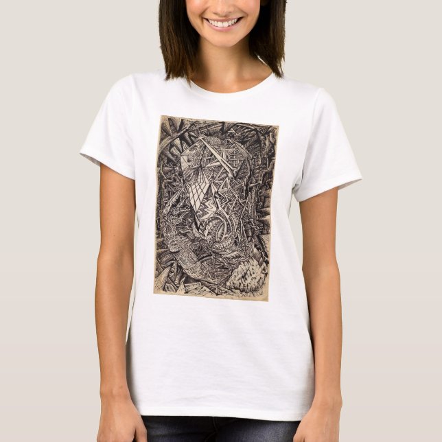 Diffracted (cavern dweller), by Brian Benson T-Shirt (Front)
