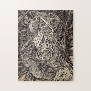 Diffracted (cavern dweller), jigsaw puzzle