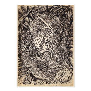 Diffracted (cavern dweller) Photo Enlargement Print