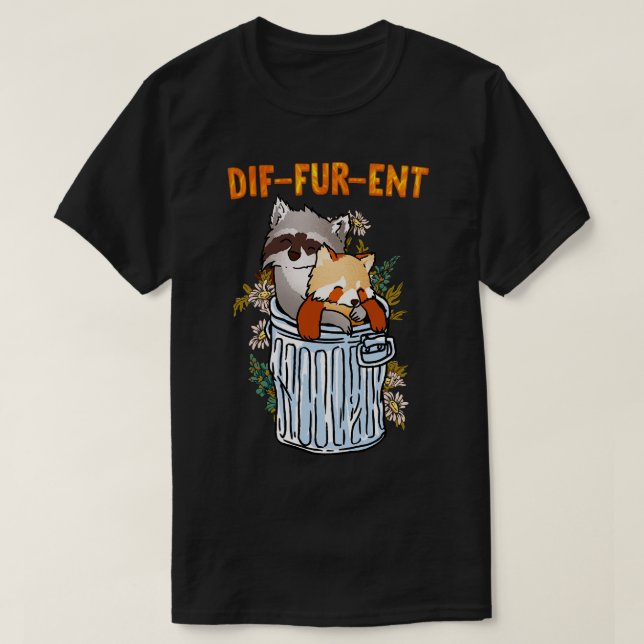 DifFurEnt I Fandom I Furries Cosplay 1 T-Shirt (Design Front)