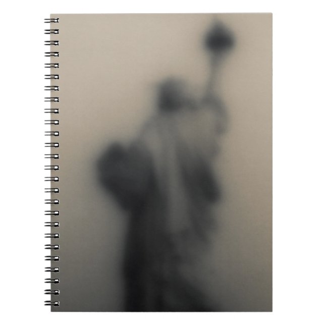 Diffused image of the Statue of Liberty Notebook (Front)