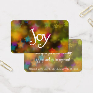 Diffuser la joie - Cartes de Message