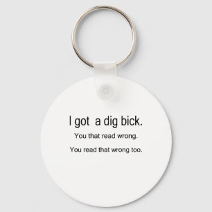 dig bick keychain