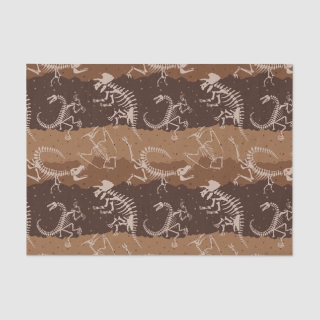 Dig Dino Dig Tissue Paper (Front)