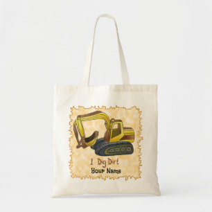 Dig dirt Power Shovel tote bag