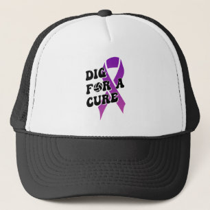 Dig For A Cure, Breast Cancer Awareness Volleyball Trucker Hat