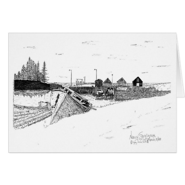 Digby la Nouvelle-Écosse, bateaux de pêche du (Devant horizontal)