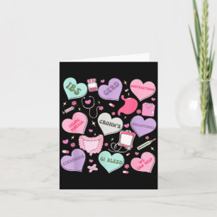 Digestive Divas Gastroenterology Nurse Valentine E Card