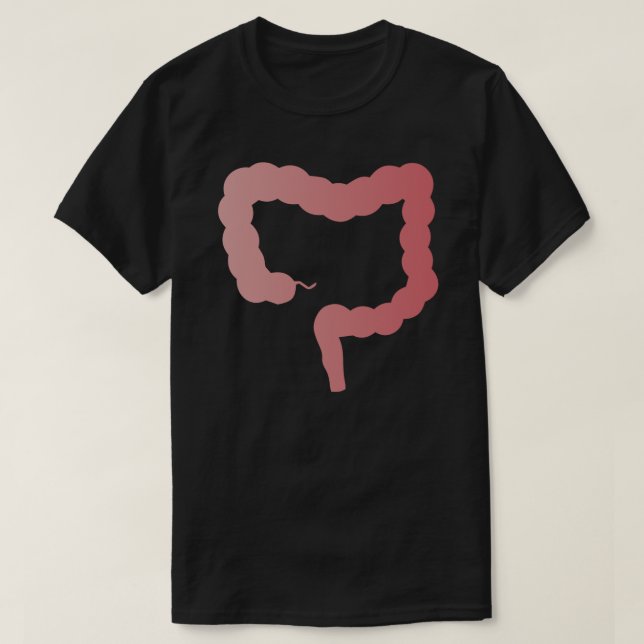 Digestive System Gastrointestinal Tract Pink Art G T-Shirt (Design Front)