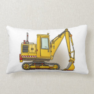 Digger Shovel Lumbar Pillow