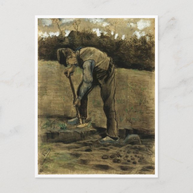 Digger, Vincent van Gogh Postcard (Front)