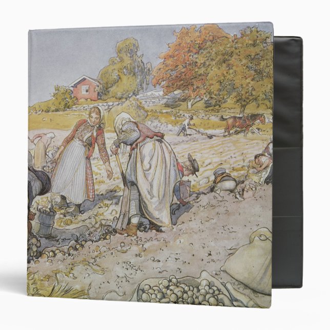 Digging Potatoes, 1905 Binder (Front/Inside)