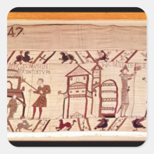 Digging the fortifications for a camp at square sticker