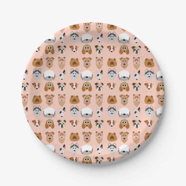 Diggity Do Dog Paper Plate (Front)