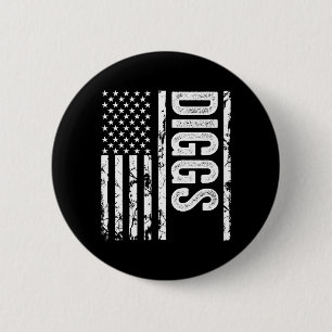 Diggs Last Name Funny Surname Team Diggs Family 2 Inch Round Button