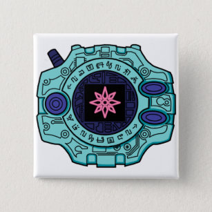 Digimon Digivice of Light 2 Inch Square Button
