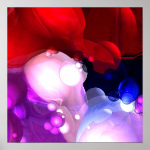 Digital Abstract Art Poster Print