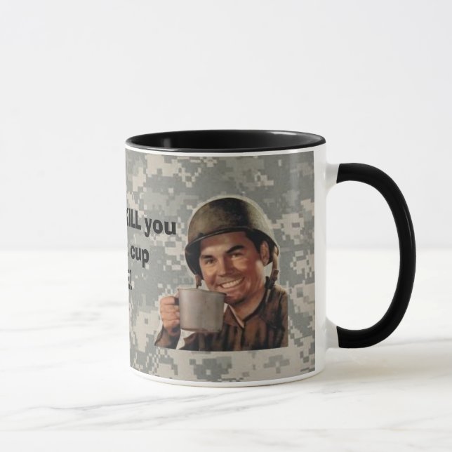 digital, army man plain, real patc... - Customized Mug (Right)