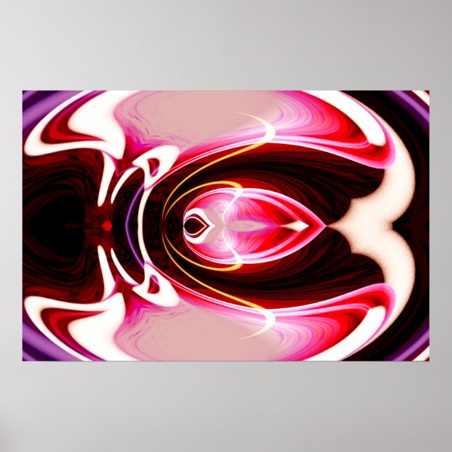 Digital Art Abstract Painting Wall Poster Prints (Front)