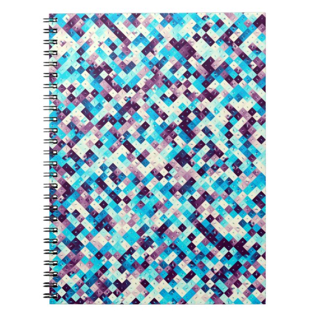 Digital art abstract pattern. Abstract geometric i Notebook (Front)