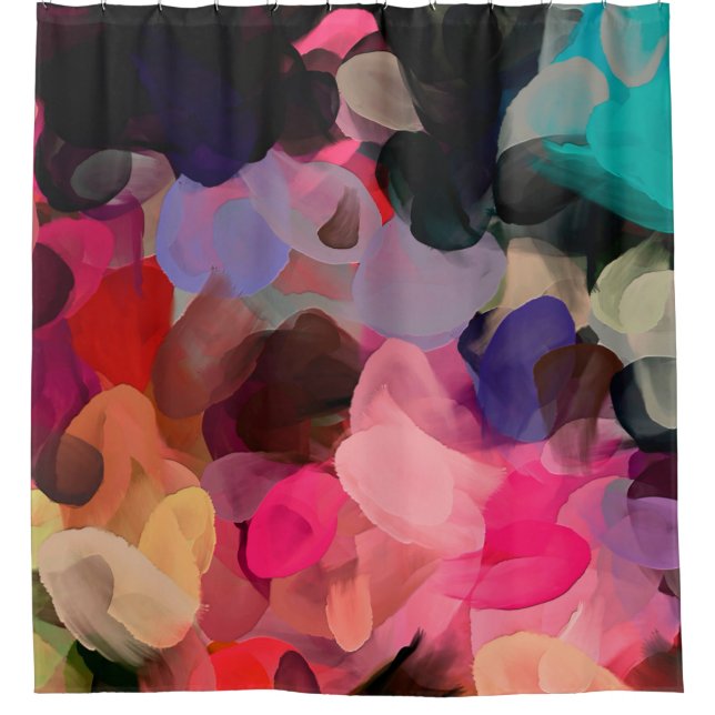 Digital art abstract pattern. Hand drawing modern  (Front)