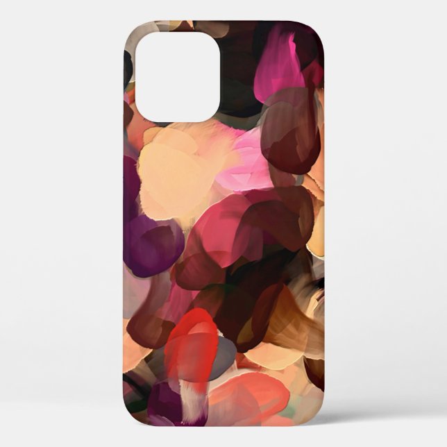 Digital art abstract pattern. Hand drawing modern  Case-Mate iPhone Case (Back)