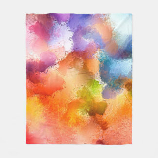 Digital art abstract pattern. Hand drawing modern  Fleece Blanket