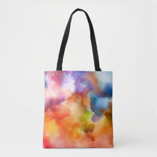 Digital art abstract pattern. Hand drawing modern Tote Bag