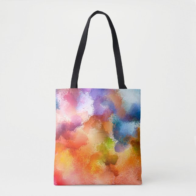 Digital art abstract pattern. Hand drawing modern  Tote Bag (Front)