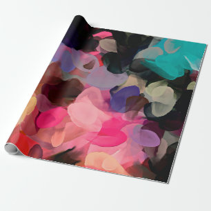 Digital art abstract pattern. Hand drawing modern Wrapping Paper