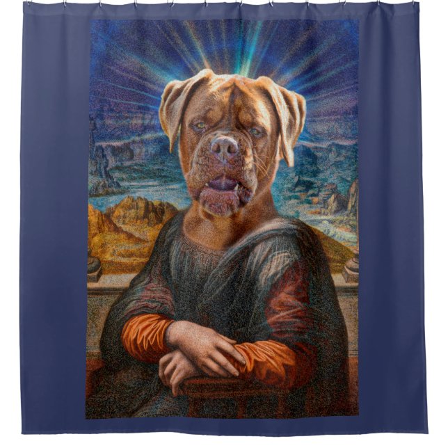 Digital ART - BULLDOG MONA LISA (Front)