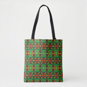 Digital Art Cool Modern Abstract Pattern Tote Bag