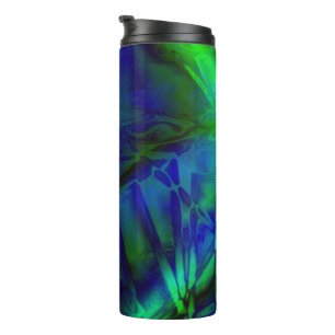 Digital Art Cool Modern Abstract Unique Thermal Tumbler