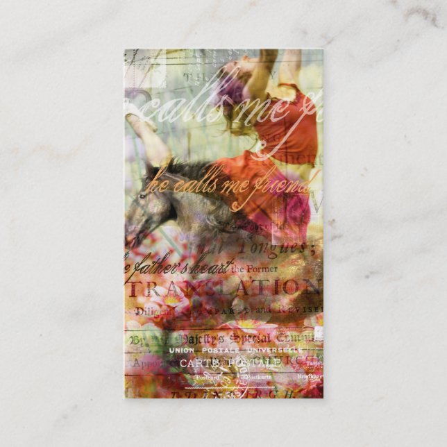 Digital Art Customizable Business Cards (Front)