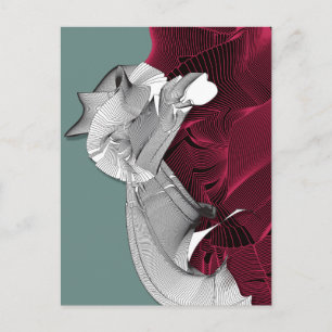 Digital Art Figure Postcard