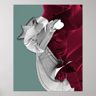 Digital Art Figure Poster