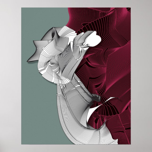 Digital Art Figure Poster (Front)