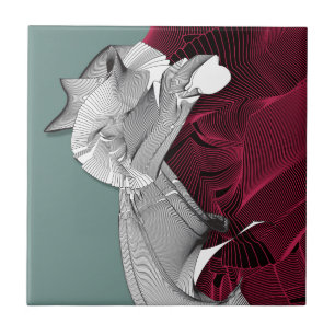 Digital Art Figure Tile