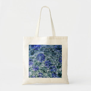 Digital art of blue watercolor abstract background tote bag