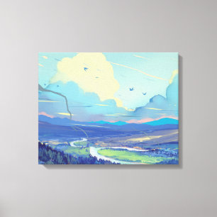 Digital Art Premium Wrapped Canvas (Gloss)