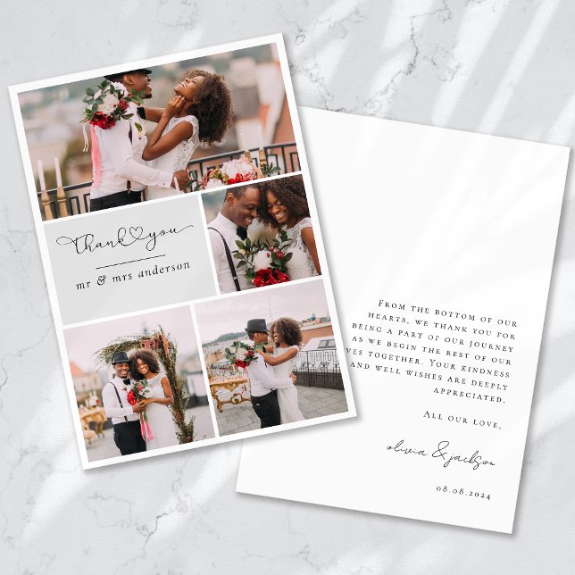 [Digital Available] Photo Wedding Thank You Cards (Creator Uploaded)